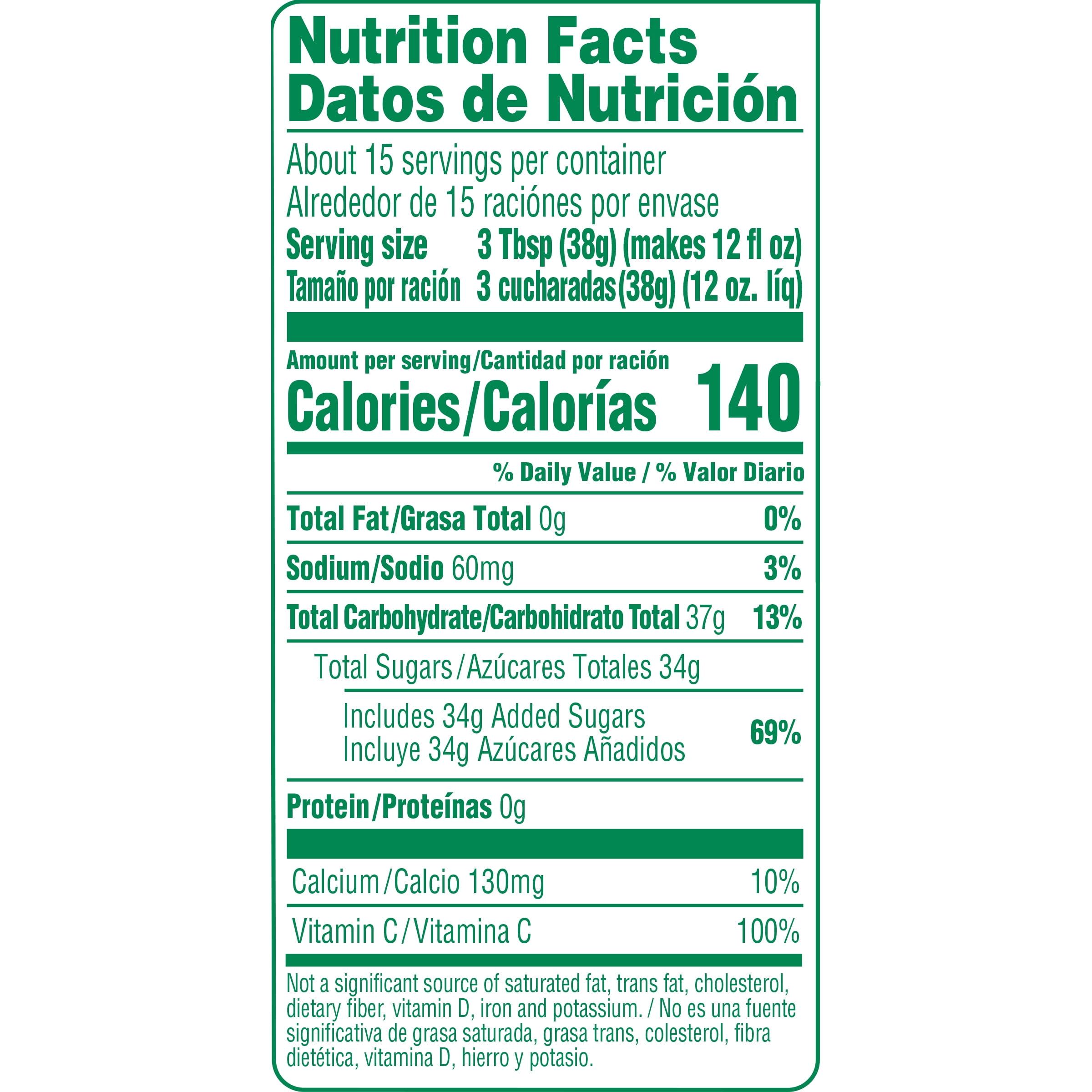 32 Tang Nutrition Label Labels Design Ideas 2020