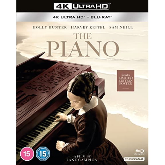 The Piano - 4K UHD (4K Ultra HD) Holy Hunter Harvey Keitel Anna Paquin Sam Neill