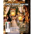 thumbnail image 4 of Velas LED tipo tealight recargables HaHavorry, 6 piezas, con control remoto y temporizador, 4 of 8