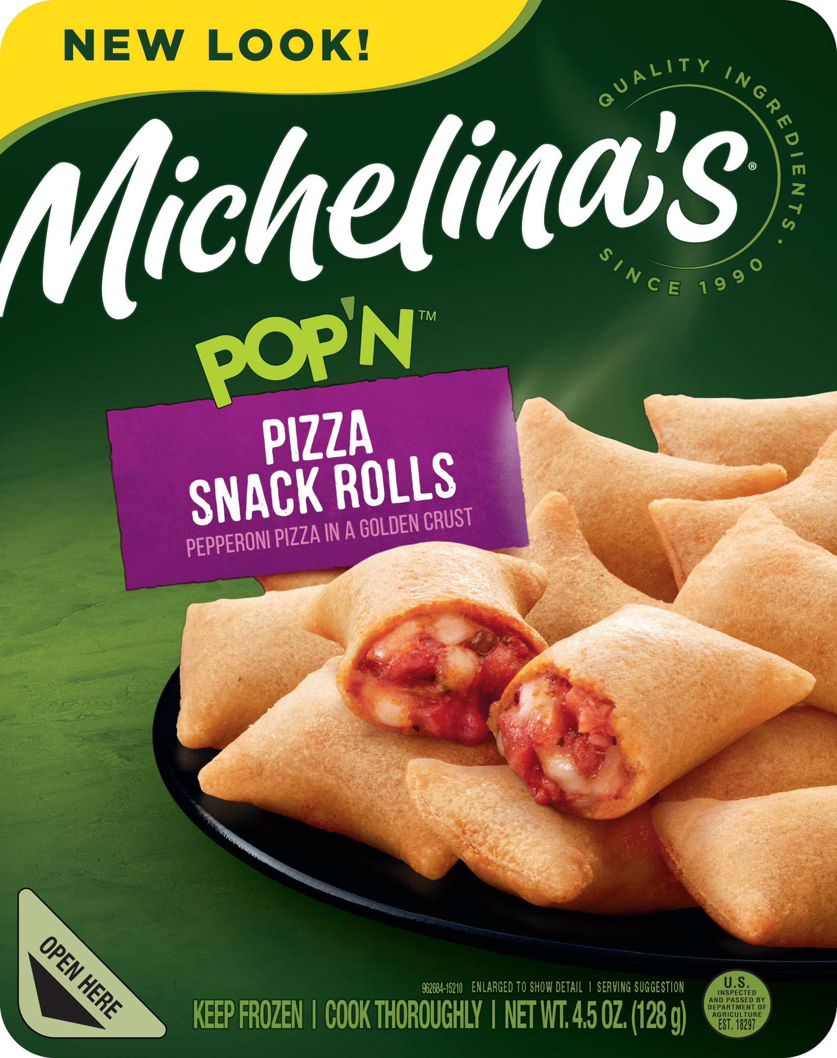 Michelina's Pizza Snack Rolls Meal 4.5 Oz. (Frozen Dinner)