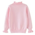 thumbnail image 4 of Esaierr Kids Toddler Pullover Sweater Baby Knit Girls Sweater Long Sleeve Solid Colour Shirt Tops for 1-12Y, 4 of 5
