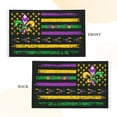 thumbnail image 5 of Mardi Gras Flag 3x5 Ft Outdoor Indoor With Grommet Garden Yard Banner Decorative Sign, 5 of 6