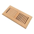 thumbnail image 5 of Razo White Oak Floor Register Vent Cover with Damper, 4x10 Inch, Unfinished, 5 of 5