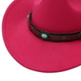 thumbnail image 3 of TAmten Western Cowboy Hat for Kids Classic Roll Up Hat Boys Girl(Hot Pink,3-8 Years), 3 of 4