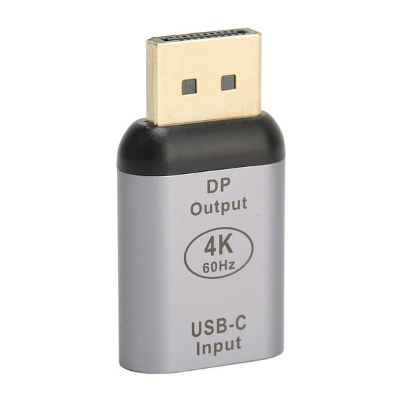 ZOUSSIQI USB C to DisplayPort Adapter 4K 60Hz Plug and Play Compact Portable DisplayPort Adapter for Win for Android for OS X EL225#26303