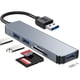 thumbnail image 4 of Estación de acoplamiento portátil USB Hub Seitruly Gris USB 3.0, 4 of 6
