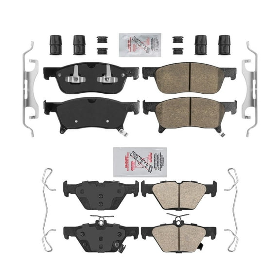 AmeriPro Premium Front Rear Ceramic Brake Pads Fits 2019-2021 Subaru Ascent