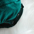 thumbnail image 4 of Baby Boy Baby Girl Clothes Velvet Solid Color Long Sleeve Romper Bodysuit For Christmas Party Wedding Holiday Boy 6 Month Clothes Boys 2t Gender Neutral Bodysuit Button Green 6-9 Months, 4 of 8