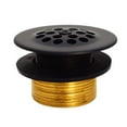 thumbnail image 3 of Westbrass R92K-36-62 1-3/8" Fine Thread Bathtub Grid Trim Conversion Kit with Trip Lever, Matte Black (36-Pack), 3 of 12
