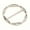 Silver, variant on sunsanly 1 Pc/3 Pcs Women Scarf Ring Zinc Alloy Shirt Clips Twist Tee Knot Ring T-Shirt Ties Dress Clips Clothing Tightening Clip for Shirt Scarf Dress