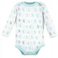 thumbnail image 5 of Luvable Friends Baby Boy Cotton Long-Sleeve Bodysuits 5pk, Boy Basic Elephant, 18-24 Months, 5 of 6