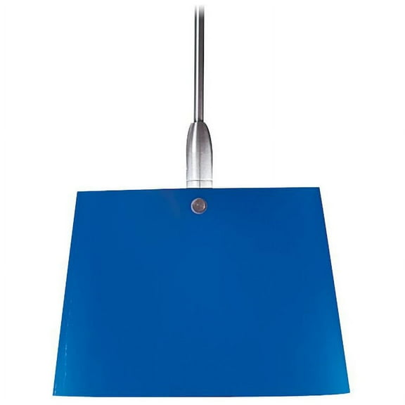 Kovacs Gk Sh2016 Hand Blown Round Glass Shade In Blue-Case For The Series 6 Gk Lightrail