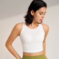 thumbnail image 6 of Women's Sports Bras Sports Fitness Bra Yoga Running Bra Dry Wicking Bra Bras for Women No Underwire White M, 6 of 7
