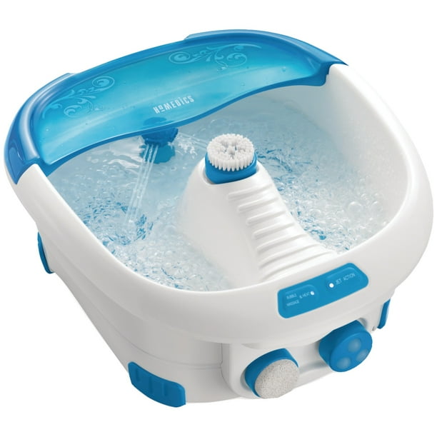 HoMedics Pedicure Heated Foot Spa Bubble Foot Massager
