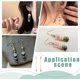 thumbnail image 5 of 4 pares de pendientes con cuentas, 2 colores, colgantes de metal, dijes, barras de pendientes con cuentas de plata dorada, eslabones de pendientes colgantes con conector de joyería de cuentas cónicas., 5 of 5