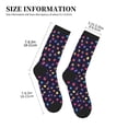 thumbnail image 3 of Bingfone Compression Socks for Women and Men Long Socks for Running Athletic Cycling Nurse- Planets, 3 of 7