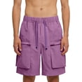thumbnail image 2 of JoveMarine Unisex Quick-Dry Outdoor Shorts with Large Pockets, Breathable Lightweight 5-Pocket Design for Hiking, Travel and Summer Camping Purple 2XL, 2 of 5