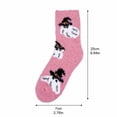thumbnail image 3 of Evdexr Halloween Socks Women Soft Spooky Fuzzy Socks Cozy Causal Lounge Sock for Stuffers Gifts Halloween with Pumpkin Bat Graphic, 3 of 7