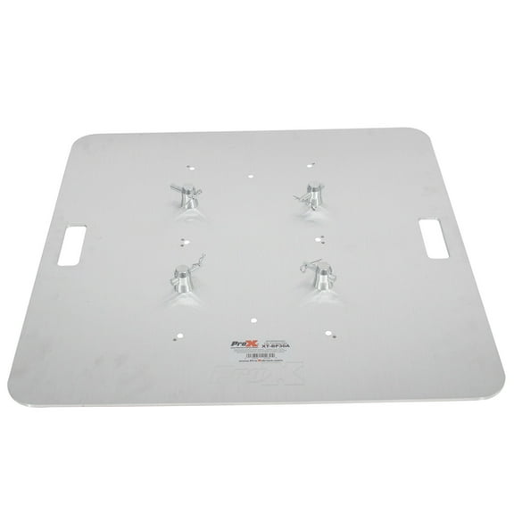 ProX XT-BP30A 30" Aluminum 6mm Truss Base Plate for F34 F32 F31 Conical Square Truss with Connectors