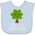 thumbnail image 3 of Inktastic My 1st Earth Day 2021 Boys or Girls Baby Bib, 3 of 4