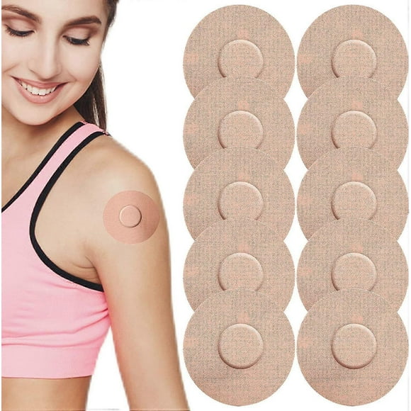 30 Pieces Freestyle Libre Adhesive Patches7.5x7.5cm,Waterproof Patches for Freestyle Libre 1 2 & 3 Sensor-The Center of