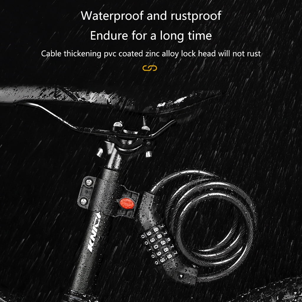 Oasiva Bicycles Security Password Lock 5Digit Resettable Combination Bicycles Lock