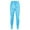 Ocean Blue, variant on Girls Kids Plain Metallic Hot Wet Look Foil Shiny Party Disco Pants Leggings