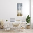 thumbnail image 2 of Stupell Industries Tall Tree Silhouettes Abstract White Forest over Pattern, 17 x 40, Designed by Kate Bennett, 2 of 6