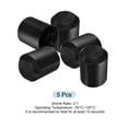 thumbnail image 3 of Uxcell 5Pcs Heat Shrink End Cap 78mm ID x 95mm L 2:1 Ratio Heat Shrink Tube Cap Black, 3 of 5