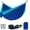 Blue/Sky Blue, variant on Hammock Camping, Portable Single/Double Hammocks for Outdoor Hiking Travel Backpacking - 210D Nylon Hammock Swing for Backyard & Garden (Black/Gray)
