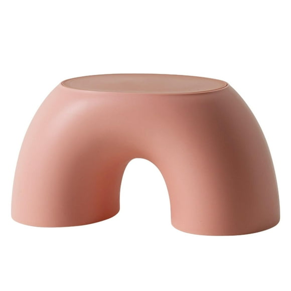 Taburetes para niños Perfecl Sillas de plástico arqueadas multicolores Rosado 19,1x36x18,5 cm