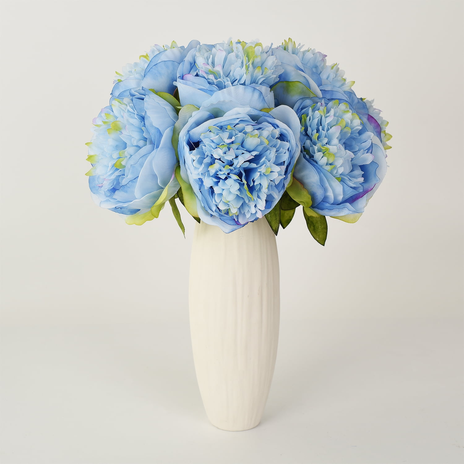 Coolmade Fake Flowers Vintage Artificial Peony Silk Flowers Wedding Home Decoration Pack Of 2 Light Pink Walmart Com Walmart Com