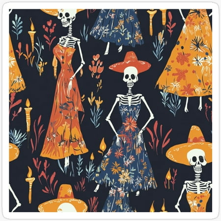 Souls Dance For Day Of The Dead Sticker Kir-1943