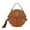 Gayle Cognac, variant on MKF Collection Ynnari Women Crossbody Croc-Embossed Round Chic Handbag Top Handle by Mia K - Navy
