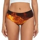 thumbnail image 1 of Fotbe Fiery Orange Flames Energy Calzones Estampados para Mujer – Ropa Interior de Algodón, Cómoda, Suave y Elástica-Large, 1 of 6