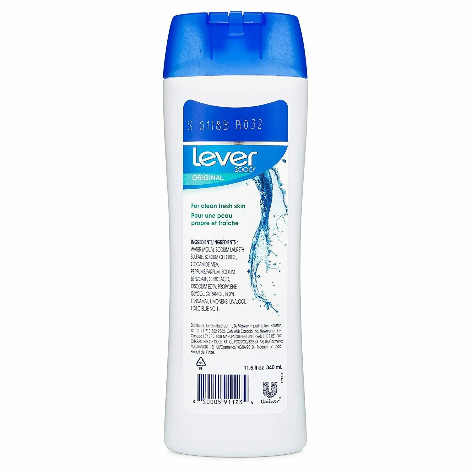 Lever 2000 body on sale wash