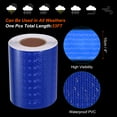 thumbnail image 3 of Unique Bargains Reflective Tape, 4' x 33 Ft Waterproof High Visibility Warning Safety Tape, Blue, 3 of 6