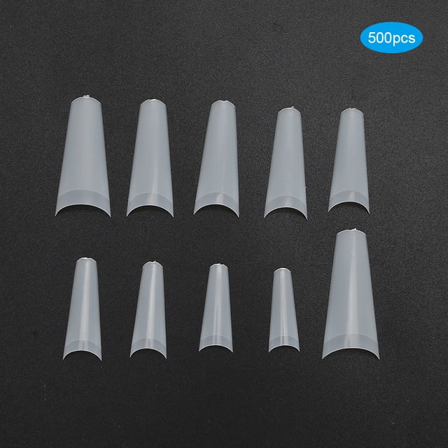 Puntas de uñas postizas, 500 piezas Puntas de uñas postizas Puntas de uñas postizas Puntas de uñas postizas francesas Diseño de última generación