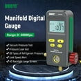 thumbnail image 2 of Refrigeration Digital Manifold Gauge HVAC Vacuum Pressure Gauge Air Conditioning Maintenance Diagnostic Tool Freon Temperature Tester R410a R134a Refrigerants Kit, DY518, 2 of 14