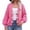 C21-NSLGXD Hot Pink Sweaters for Women, variant on Womens Toggle Button Knit Cardigan V Neck Cropped Long Sleeve Sweater Outwear Fall Fashion Top