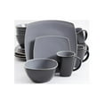 thumbnail image 4 of Gibson Home Soho Lounge Square 16 Pc. Dinnerware Set, Matte Gray, 4 of 5