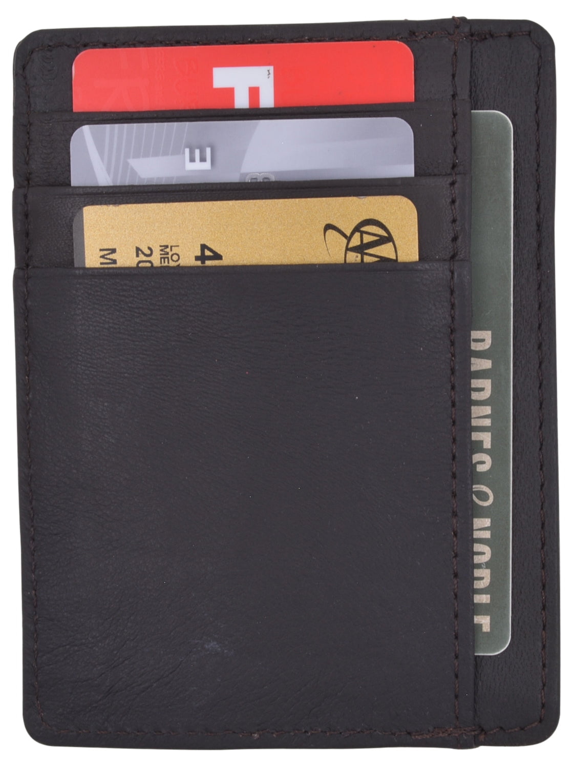  MNGARISTA Elastic Card Holder Wallet, Slim Minimalist Wallet  Vertical Credit Card Holder and Men & Women Front Pocket Wallet with 3 Card  Slots and 1 Side Zipper Pocket : Clothing, Shoes