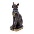 thumbnail image 4 of Estatua de la diosa gata Bastet, escultura antigua de animal, adorno, figura coleccionable Rojo, 4 of 9