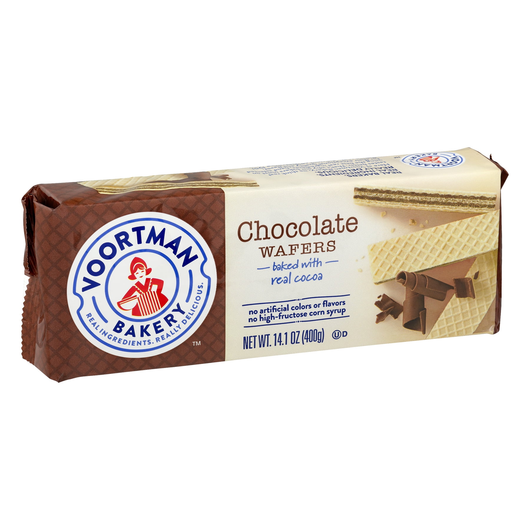 Voortman Chocolate Cookie Wafers, 14.1 Oz. - Walmart.com - Walmart.com