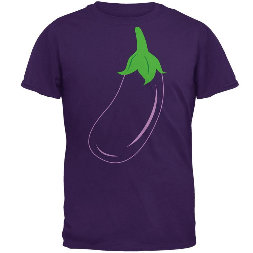 Old Glory Halloween Vegetable Eggplant Costume Mens T Shirt Purple 3X