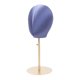 thumbnail image 4 of Soporte para Pelucas Salvador con Cabeza de Exhibición Azul Base Redonda Resistente, 4 of 10