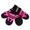 Pink, variant on GASTROPOD 4Pcs Dog Shoes Anti-Slip Sole Dog Boots for Winter Waterproof Reflective Magic Tape Dog Rain Boots 9.5x8.0cm,Pink