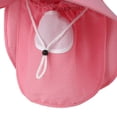 thumbnail image 4 of SAWOBUUN Women Sun Hat Wide Brim Breathable Fishing Hat UV Protection Lightweight Cap with Face Cover, 4 of 4