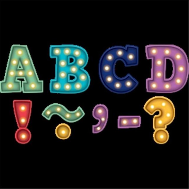 Teacher Created Resources TCR77285 Marquee Bold Block 3 in. Magnetic Letters