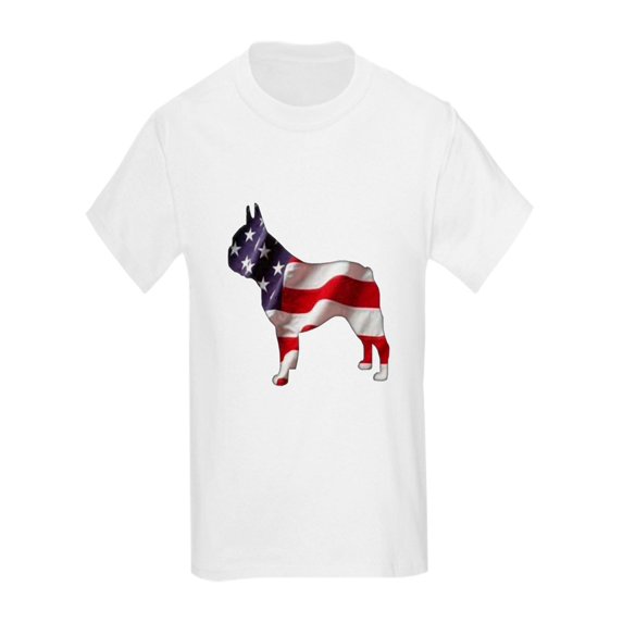 CafePress - American Frenchie Kids T Shirt - Kids Light T-Shirt
